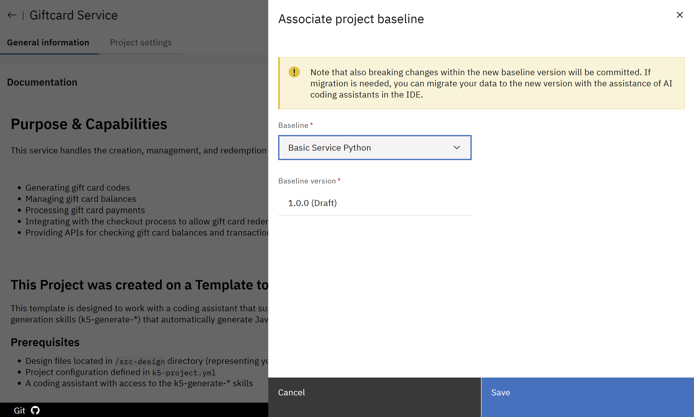 Change Baseline 4