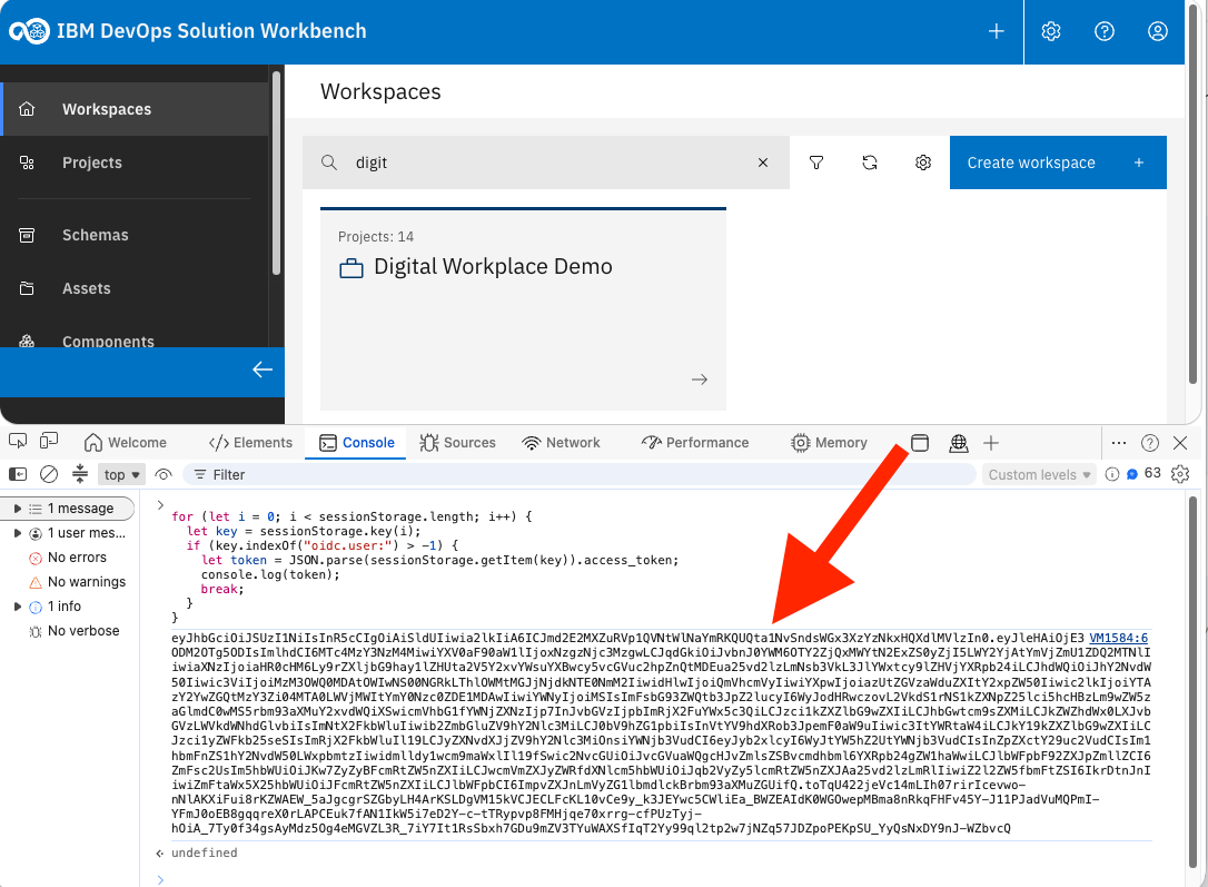 Run scriptlet in browser console