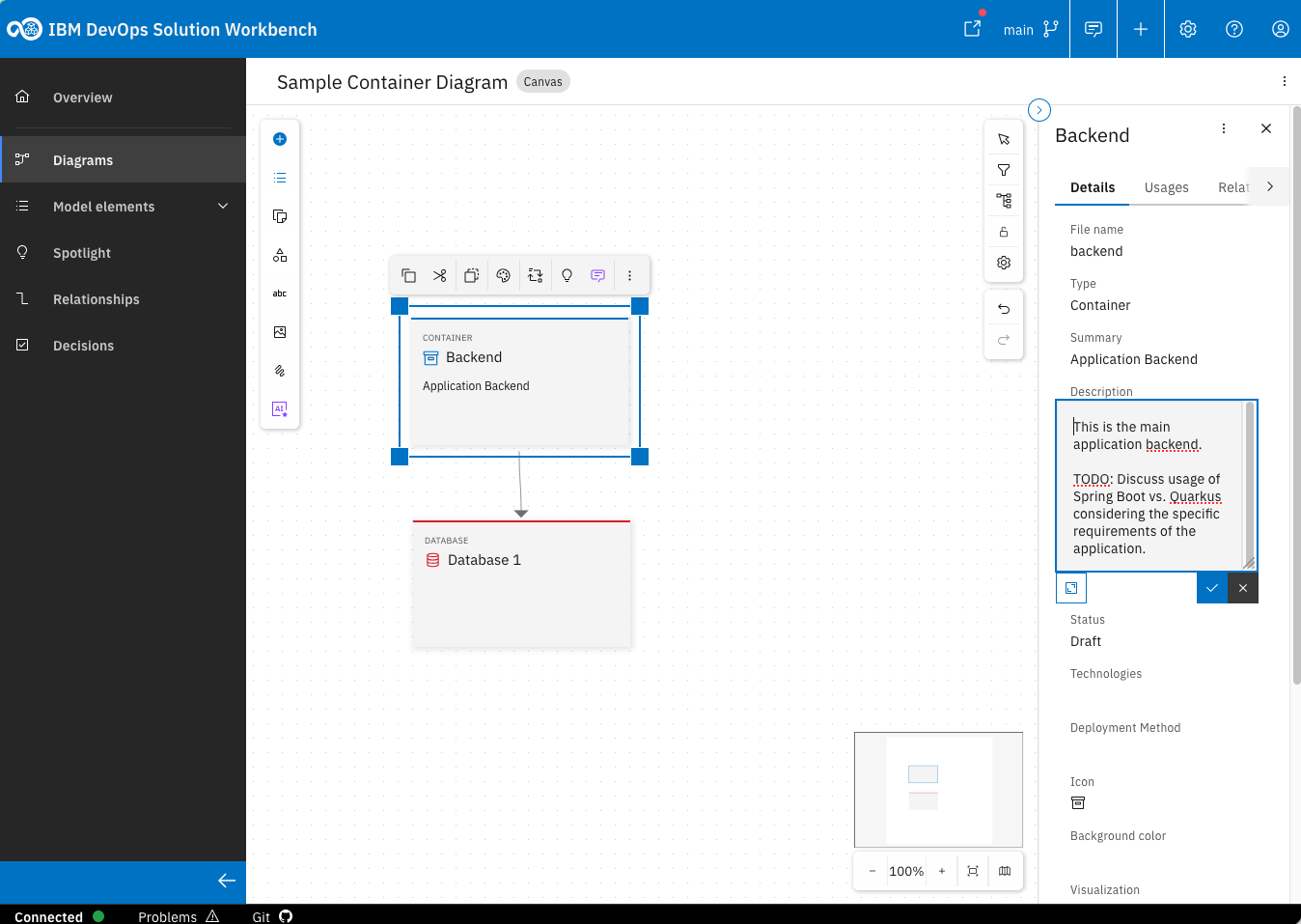 Create a couple of containers