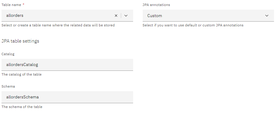 JPA annotations