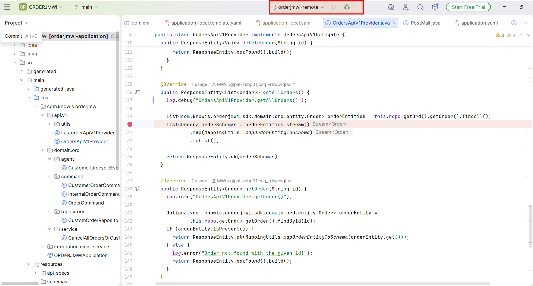 Start debugger 2