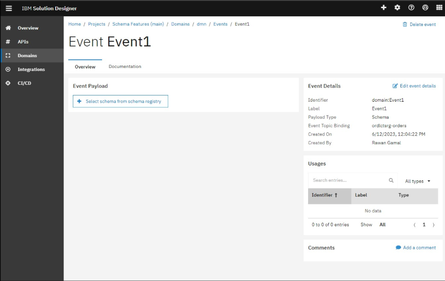 SchemaRegistry from Solution Designer