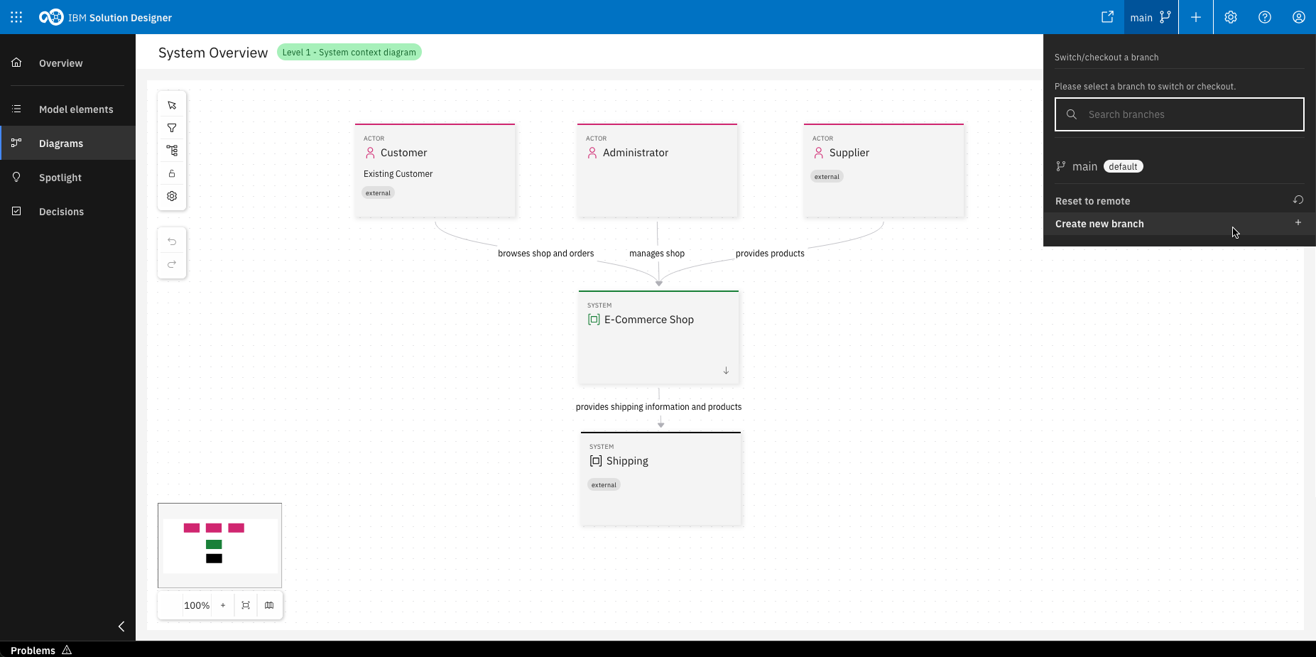 Create branch