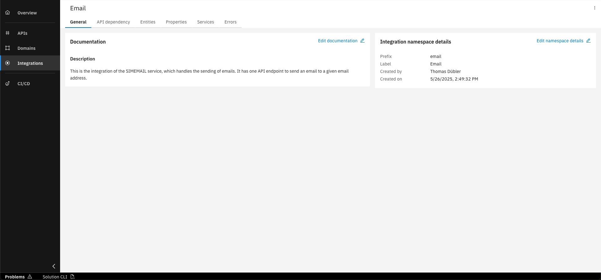 Service Integration Screenshot 16